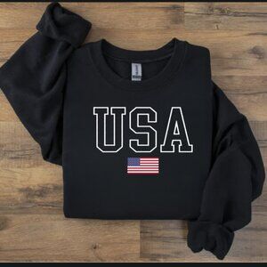 USA Sweatshirt (Color: Black/ New)